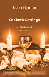 Mi sheberakh SATB choral sheet music cover